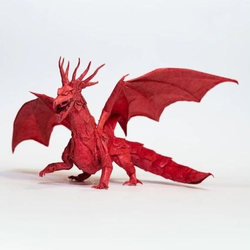 Drache Origami